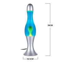 Bouteille de lampe en verre à Base d'aluminium, lampe de nuit, liquide clair, Mini lampe de Table, lampe de lave personnalisée, nouvel arrivage