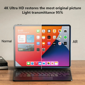 ฟิล์ม PET ป้องกันรอยขีดข่วนกันรอยขีดข่วนกันสะท้อนความโปร่งใสสูงป้องกันหน้า<span class=keywords><strong>จอ</strong></span> AR สำหรับ <span class=keywords><strong>iPad</strong></span> 10.2 10.9 11นิ้ว - Product Image 5