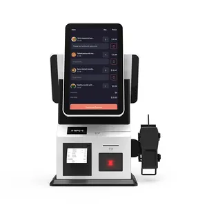 Fabriek Android Pos Hardware 15.6 Inch Touch Dual Screen Supermarkt Retail Shop Restaurant Alles In Een Pos-systeem