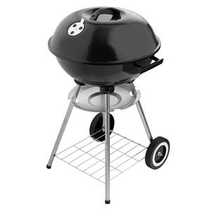 Superventas 14 16 18 22 pulgadas Hervidor de agua Parrilla Carbón en forma de manzana <span class=keywords><strong>Barbacoa</strong></span> al aire libre Redonda con placa de cubierta Carro Ruedas Move - Product Image 6