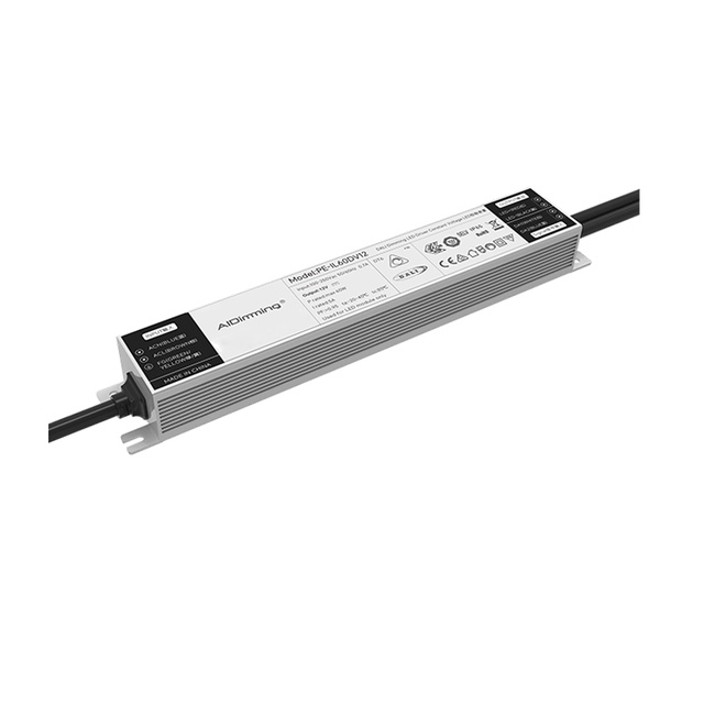 Modern Design IP65 Waterproof 12V/24V 60W DALI Dimming LED Driver 100-250V Input 5-Year Warranty