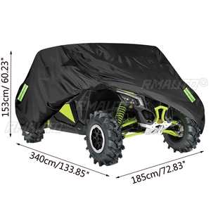 Funda para Vehículo Utilitario UTV, Funda de Almacenamiento 210D Impermeable, a Prueba de Polvo y Anti-UV para Can Am Maverick X3 X DS X RS Turbo X3 2015-2021 - Product Image 6