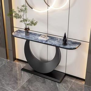 Nuovo Tavolo Console Moderno in Metallo Ecologico per Ingressi Stretti, Appartamenti, Officine e Soggiorni - Product Image 4