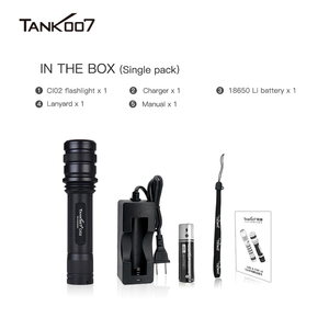 TANK007 CI02 법의학 빛 증거 수집 Lininterna LED 균일 범죄 현장 법의학 키트 손전등 토치 라이트 한 세트 - Product Image 5