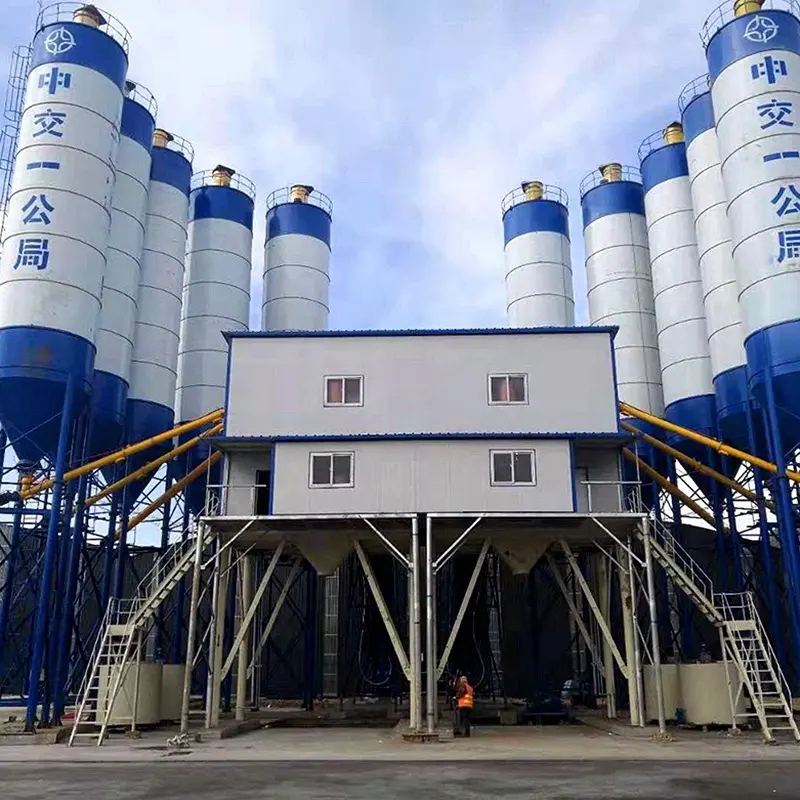 Fully automatic 90-120 M3/h Ready Mixing Concrete Batching Plant Low Cost Professional Factory Superior Concrete Mixing Machine