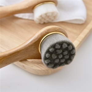 <span class=keywords><strong>Brosse</strong></span> en bois en bambou écologique, 1 pièce, <span class=keywords><strong>brosse</strong></span> de nettoyage du <span class=keywords><strong>visage</strong></span>, tête noire, nettoyage en profondeur - Product Image 6