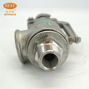 Água Ar vapor caldeira Válvula De Segurança AB812-B Aço Inoxidável SS304 SS316 Primavera Full Lift Thread Pressure Relief Valve