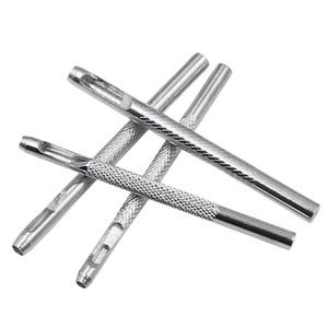 <b>Leather</b> Punch <b>Tool</b> Hollow Punch 2.5mm 3.0mm 3.5mm 4.0mm Round Head Belt Drilling Craft <b>Tool</b> - Product Image 5