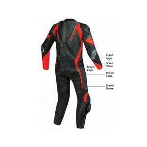 Ropa deportiva OEM de alta calidad para todas las estaciones, traje de moto de cuero para carreras de motos XL hecho a medida con logotipo - Product Image 2