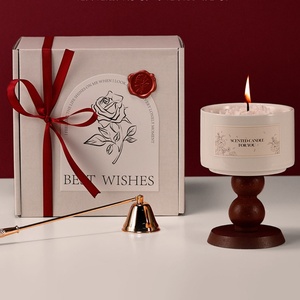 Coffret Cadeau Pratique de Bougies Parfumées au Camélia en Cire de Soja Naturelle pour la Décoration Intérieure – Option Cadeau Idéale pour les Enseignants et les Amies - Product Image 3