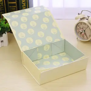 Diseño personalizado de cartón magnético regalo imán cajas paquete de papel plegable caja de regalo plegable regalo personalizado artesanía caja de cartón