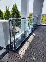 Rampe d'escalier, balustrade et garde-corps en acier inoxydable 304 OEM/ODM pour extérieur, terrasse, couloir, balcon, jardin, résistant à l'eau et à la rouille, certifié CE