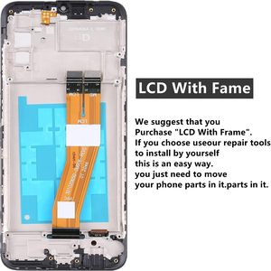 Kit de Repuesto de Pantalla Xin rui da para <span class=keywords><strong>Samsung</strong></span> Galaxy A02s, Pantalla LCD Táctil Digitalizadora de 6.5 Pulgadas (Marco Negro) - Product Image 2