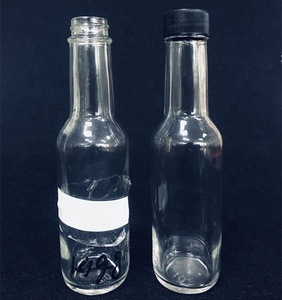 Gıda sınıfı 150ml woozy şişe biber cam sos şişesi için plastik kap ile sıcak sos - Product Image 6