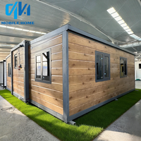 Maison préfabriquée de luxe portable 20 pieds 40 pieds avec certification SAA WaterMark pour l'Australie, 2, 3, 4 ou 5 chambres, extensible, en conteneur, pour l'extérieur