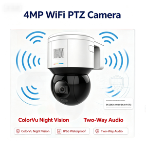 Original HIK DS-2DE3A400BW-DE/W F1(T5) 4MP WiFi PTZ <b>Camera</b> with Two-Way 3-inch 4 MP ColorVu Wi-Fi Mini PT Dome Network <b>Camera</b> - Product Image 2