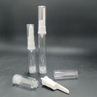 Flacon de crème pour les yeux sous vide à bec de canard portable de 5 ml, 10 ml, 15 ml pour le voyage et le remplissage