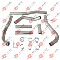 FLO-VIC: SJ-039 Sistem Knalpot Balap Laris untuk 2015.5-2016, 6.6L, 2500/3500, LML