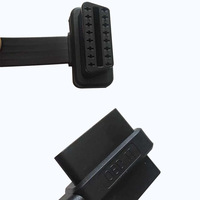 Cable divisor plano OBD2 macho a doble hembra de 16 pines, cable de extensión de diagnóstico OBD II personalizado de 8/16 núcleos para herramientas de escaneo de vehículos