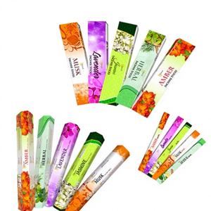 Varillas de Incienso Marrón con Aroma a Lavanda, Agarwood y Anís Estrellado, 9 Pulgadas, Hechas a Mano, Estilo Indio, Empaque en Caja Plana (20 Varillas) - Product Image 1