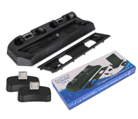 Support Vertical noir pour Console Playstation 4, avec Station 3usb, Station de recharge, refroidisseur, ventilateur