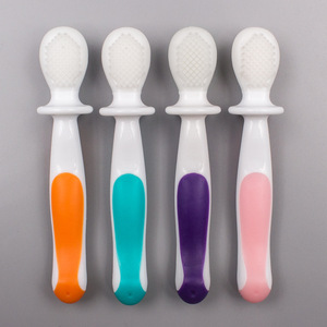 Cepillo de dientes de silicona para bebés, cerdas suaves para niños, cepillos de dientes manuales para uso doméstico JSM22107 - Product Image 2