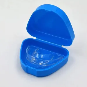 Nouvelle boîte de rangement portable pour prothèses dentaires en PP, avec fermeture à clip, couleur unie, pour maintenir les dents artificielles au sec - Product Image 3