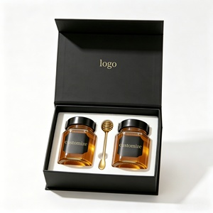 Boîte cadeau personnalisée noire magnétique en forme de <span class=keywords><strong>livre</strong></span> réutilisable avec plateau antichoc en EVA pour aliments en conserve <span class=keywords><strong>et</strong></span> gelée - Product Image 2