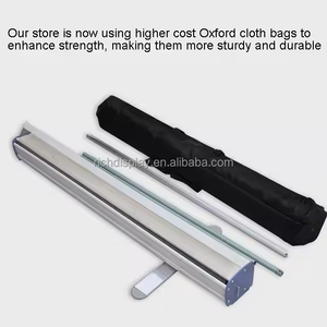Supporto supporto per Banner con ampia Base portatile in alluminio cartelloni pubblicitari stampati per la promozione - Product Image 5