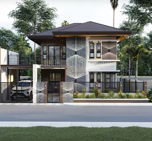 บ้านสำเร็จรูปหรูหรา Stonecrest <span class=keywords><strong>Grandstone</strong></span> สไตล์วิลล่าทรอปิคอลร่วมสมัย พร้อมโรงจอดรถขนาดใหญ่ - Product Image 1