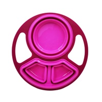 Boîte à lunch pliable en silicone pour volant de voiture, conteneur de stockage alimentaire pour le bureau, l'école et les voyages