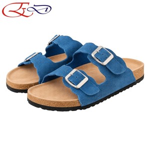 Sandalias Planas Casuales de Gamuza para Mujer, para Patio o Casa, con Suela de EVA, Punta Abierta, Venta al Por Mayor OEM para un Estilo de Vida Relajado - Product Image 1