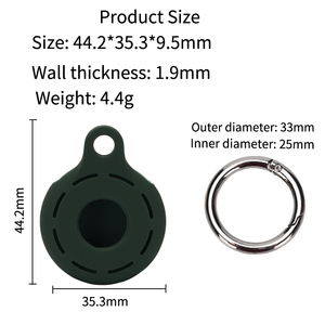 Chất lượng cao không dây <span class=keywords><strong>Pet</strong></span> Dog <span class=keywords><strong>Tracker</strong></span> với Keychain bảo vệ Bìa Silicone GPS trường hợp - Product Image 2