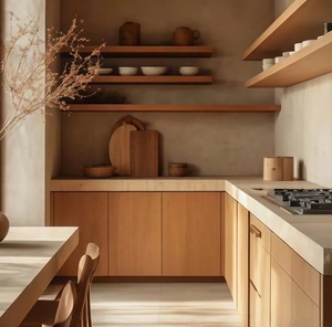 Mobili da <span class=keywords><strong>Cucina</strong></span> Modulari Completi di <span class=keywords><strong>3</strong></span> Metri con Rubinetto, Design Giapponese, Eco-Friendly, Arredamento <span class=keywords><strong>Cucina</strong></span> RTA di Alta Gamma - Product Image 3