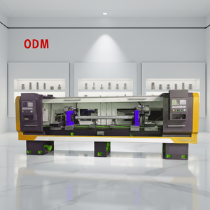 เครื่องกลึงซีเอ็นซีแบบสองหัวแนวนอน ODM/OEM ที่ปรับแต่งได้สำหรับงานกลึงซีเอ็นซี - Product Image 1