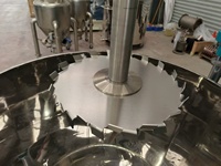 Machine d'agitateur de mélangeur de dispersion à grande vitesse de levage hydraulique de Polyc 2000L pour des adhésifs d'encres de revêtements de peinture