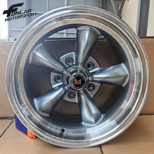 Velg mobil balap, desain velg mobil Amerika 15 17 18 inci 5x114.3 5x127