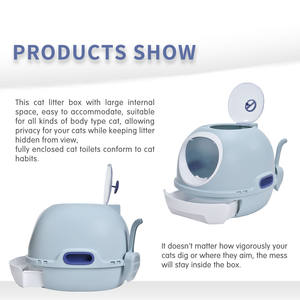 Niedliche Katzen toilette mit Oberlicht-Luxus-Katzen toilette - Product Image 4