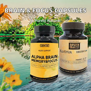 Cápsulas de Suplementos Naturales Nootrópicos Alpha GPC con Certificación GMP de Marca Privada Personalizada para Mejorar la Memoria y la Concentración en Adultos - Product Image 2