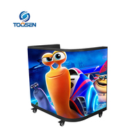 Mesa Portátil para DJ con Pantalla LED de Video Wall, Resolución 8K, Frecuencia de Actualización de 3840Hz, Alto Brillo, Pantalla de Exhibición para Mostrador de Stand de Exposiciones