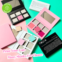 Produit populaire crème végétalienne en vrac fard à joues palette imperméable à l'eau maquillage personnalisable marque distributeur chine