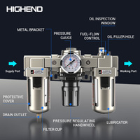 Öl-Wasser-Abscheider Luft kompressor filter AW40 Luft quellen prozessor AC2010 Zweiteiliges AR-Luftdruck regelventil