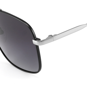 Unisex Rectangle Pilot Sunglasses Full Rim Metal Frame UV400 Protection for Outdoor Activities Adult - Product Image 4