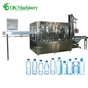 प्रमाणीकरण उत्पादन उपकरण लाइन प्रणाली पीने शुद्धि पानी भरने लेबलिंग बनाने की मशीन संयंत्र