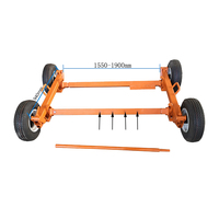 Chariots à roues en acier pour déplacement de voitures, remorques, outils de réparation de pneus, certifiés ISO, garantie 12 mois, Orange, Aile Tiai Taxi