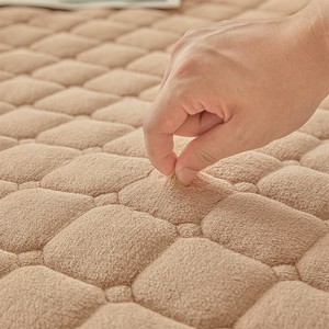 <span class=keywords><strong>Protège</strong></span>-<span class=keywords><strong>Matelas</strong></span> Hypoallergénique en Polaire Lait Lavable Imprimé Personnalisé Housse Matelassée Anti-Allergie - Product Image 3