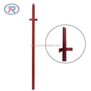 Poteau d'angle en acier métallique à bonne flexibilité pour clôture de ferme à utiliser avec <span class=keywords><strong>isolateur</strong></span>/clôture en treillis métallique 3MM Poteau d'angle en acier - Product Image 2