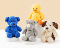 Jouet en peluche personnalisé pour animaux de compagnie, jouet interactif couineur pour chiens, poupée en peluche animale mignonne, fournitures pour animaux de compagnie en gros
