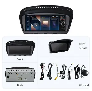 Roadnavi Android 13 đài phát thanh xe hơi không dây Carplay Android Auto GPS NAVI đa phương tiện Player cho BMW 3 Series E90 5 Series E60