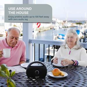 Portable Wireless TV Speakers Designed for Hard of Hearing with Memory Card Support for Quiet TV Watching - Product Image 2